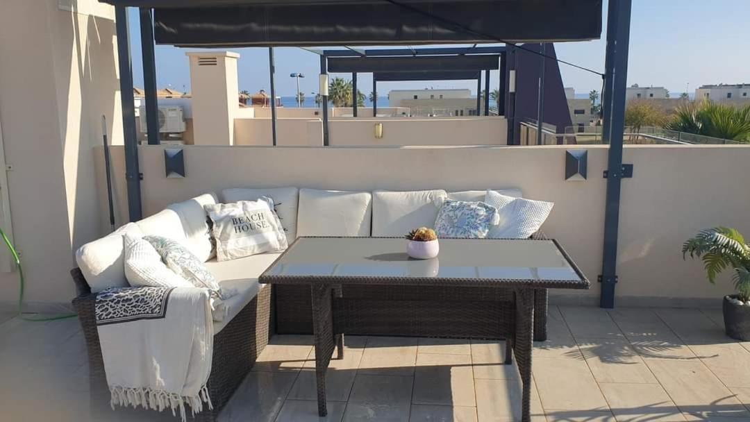 Higuericas Costa 222 Haerlig Takterrass Med Havsutsikt - Pool Och 250M Till Stranden Torre de la Horadada エクステリア 写真